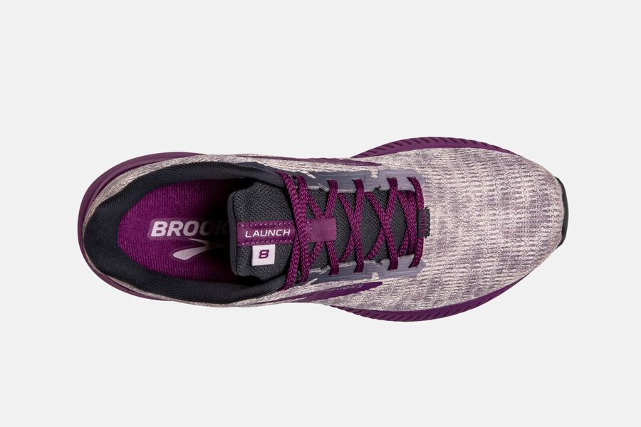 Brooks Launch 8 Road Running Shoes Womens - Purple - GTEMD-5637